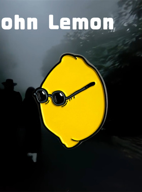 John Lemon披头士the Beatles摇滚周边徽章胸针