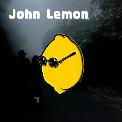 John Lemon披头士the Beatles摇滚周边徽章胸针