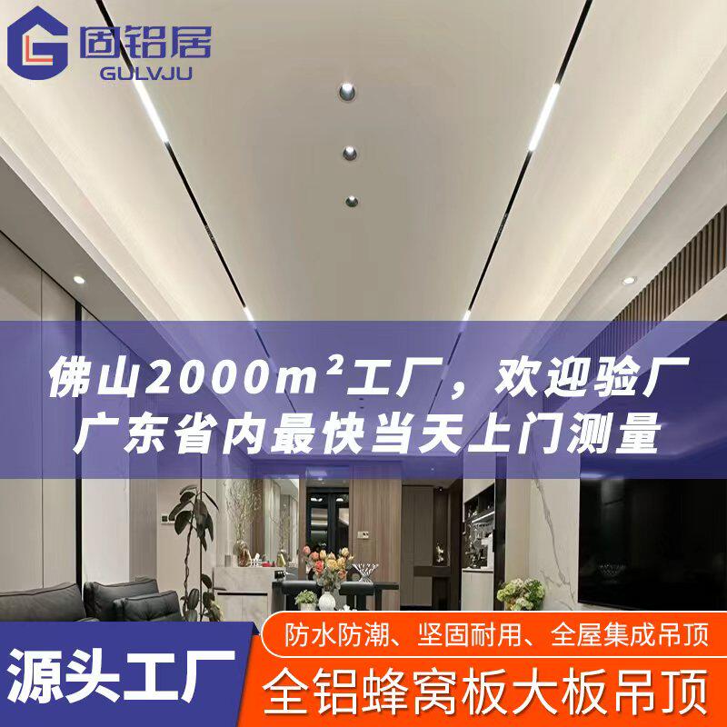佛山工厂全铝蜂窝板吊顶防水防潮家装工装集成蜂窝大板尺寸可定制