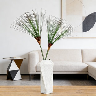 现代简约仿真绿植花艺摆件客厅装饰伞草纸莎草喷泉草家居插花饰品