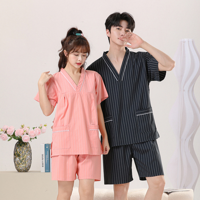 汗蒸服女2024新款高档大码男士按摩浴服情侣加肥养生SPA足疗桑拿