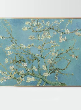 梵高花朵diy数字油画丙烯填充手工油彩涂色画支持喷绘打印成品画
