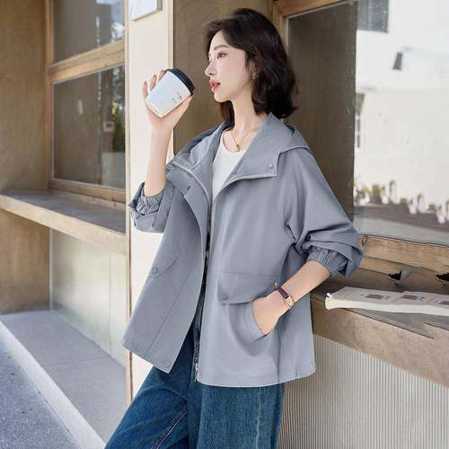 短款外套女春秋款休闲气高级龄感新小个子减ZYI196W夹质克早秋装