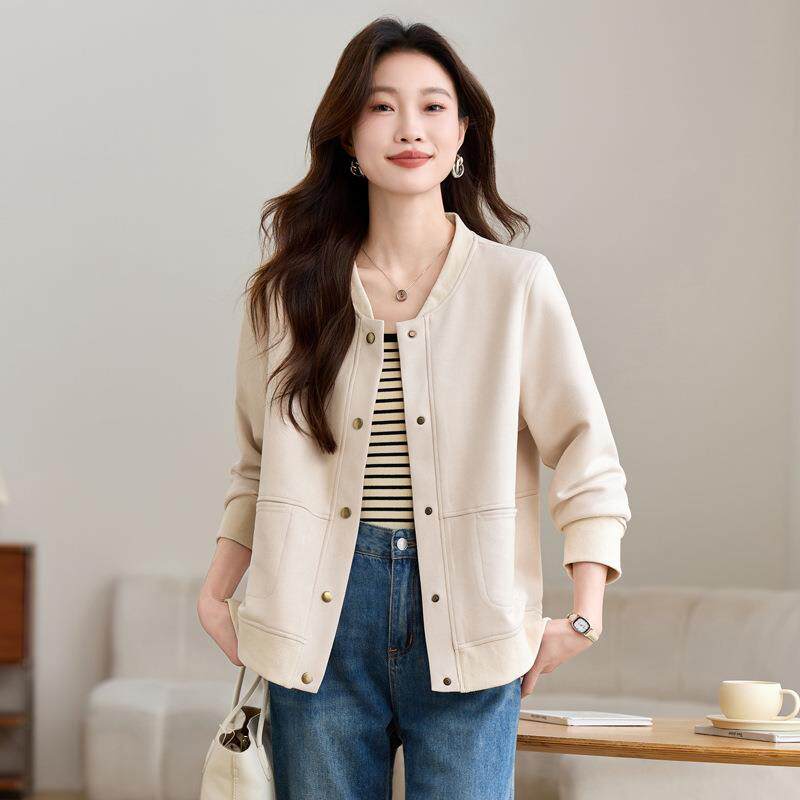 时春季新款女尚瘦减龄小个子夹MQ4131克显闲上衣休外套女