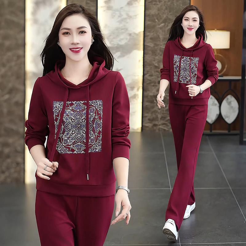 025春秋季女2式运动长袖P套装O96850645服LO领休闲健身时尚跑步训