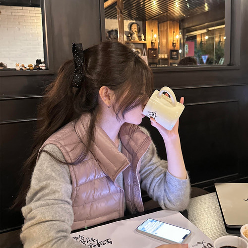 波点蝴蝶结香蕉夹发夹