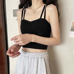 Real price real shot girl's bra without steel ring beautiful back sling net red sports bra wrapped vest