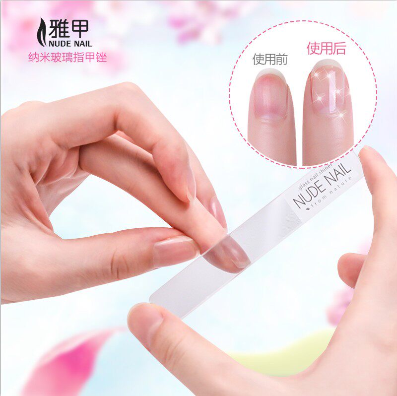 韩国雅甲纳米玻璃指甲锉 去美甲店原装进口 3分钟亮甲神器不用花