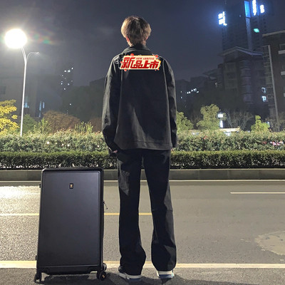 美式高街cleanfit牛仔裤男女