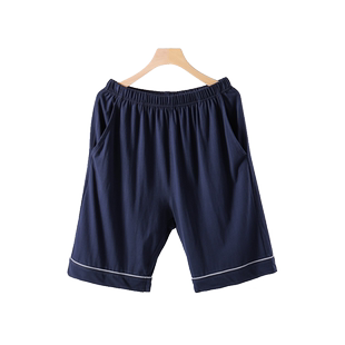 浪莎男士睡裤家居短裤纯棉夏季宽松大码薄款全棉可外穿休闲五分裤