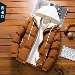 冬季羽绒棉服男款冬装潮牌帅气棉袄韩版青少年中学生羽绒棉衣外套