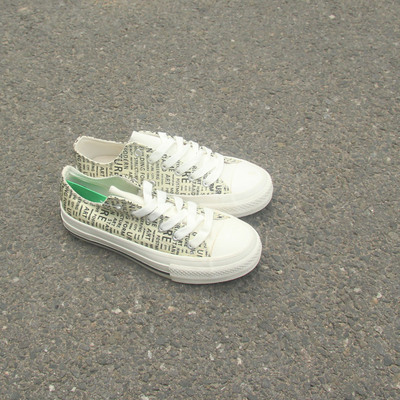 满两双包邮7.20瑕疵女士低帮系带平底休闲帆布鞋女鞋