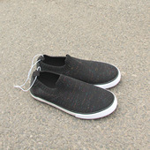 2.8瑕疵大童低帮套脚透气网眼一脚蹬帆布童鞋 满2双 包邮