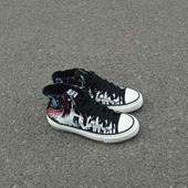 3.15瑕疵高帮系带内里夹毛基本款 休闲帆布女鞋