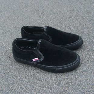 外贸日单女士低帮套脚一脚蹬仿马毛女甲板鞋 1.1瑕疵特价 包邮