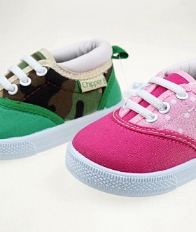 外贸童鞋日单Chipper Bell男女童春秋小童帆布鞋防滑软底瑕疵清货