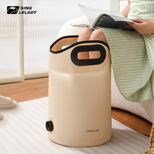 折叠泡脚桶家用过小腿保温便携式