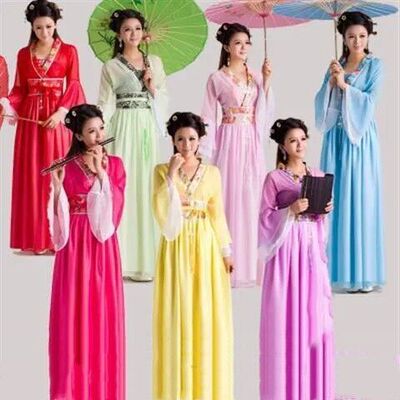 清新淡雅成人礼七仙女小姐古装