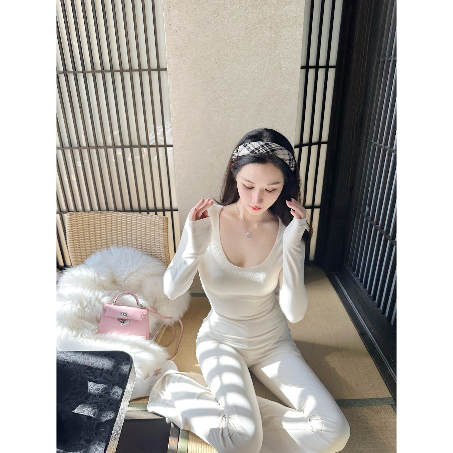 长袖通勤气质常规纯色