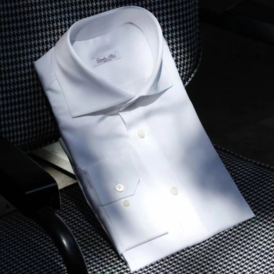 Royal Lisbon意大利埃及棉ALBINI面料手工定制衬衫高级男士衬衣