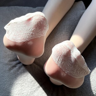 脚尖花花爱心臀丝袜女蕾丝超薄透明隐形连裤 袜性感足爱兴趣丝袜女