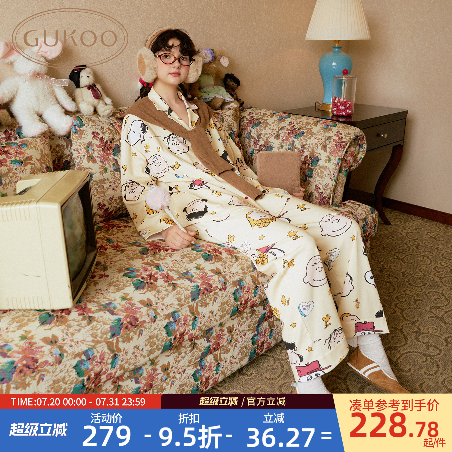 ʷŬԲװ S Gukoo/˯ŮʷŬ¿ӡŮʿҾӷװC195.98Ԫ
