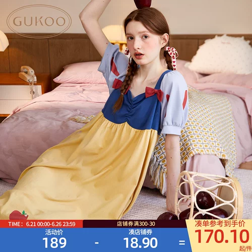 Пижама, юбка для принцессы, короткий рукав