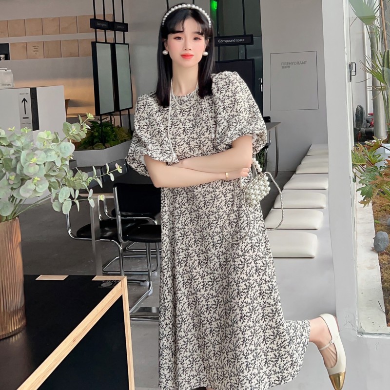 夏季时尚少妇女装夏装修身衣服连衣裙25至30到40岁35左右打底裙子
