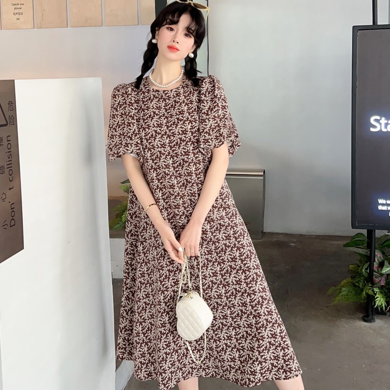 2023新款夏装连衣裙大码女装夏季少妇女装适合25至30-35到40岁裙