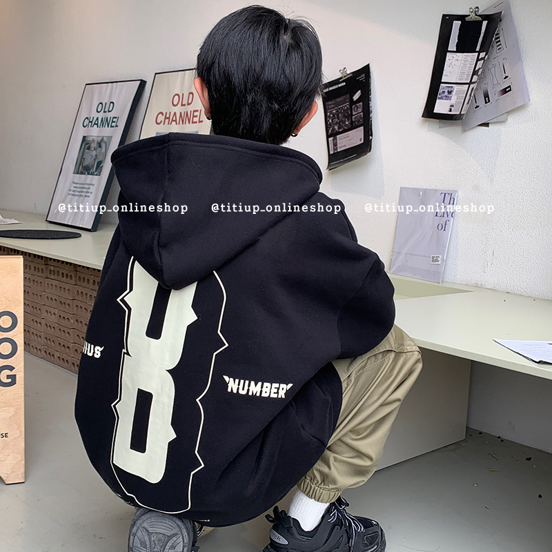 男童外套春秋季连帽潮牌