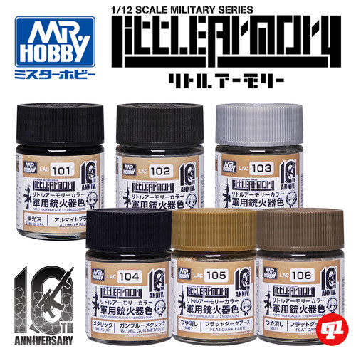 郡士 LAC 迷你军备 模型油性漆丨TOMYTEC 10周年限定丨喷涂上色