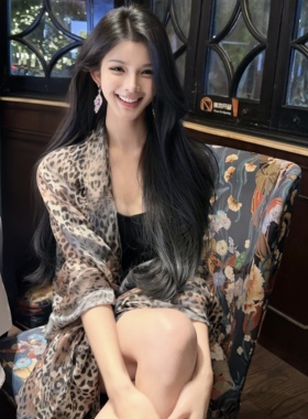 夏媛原创 美人如豹 防晒蓝咖撞色披肩围巾
