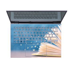 2023 22款华硕灵耀13/14旗舰版彩膜UX3404V贴纸UX3402V/Z笔记本电脑外壳膜UX5304保护膜机身定制全套潮酷贴膜