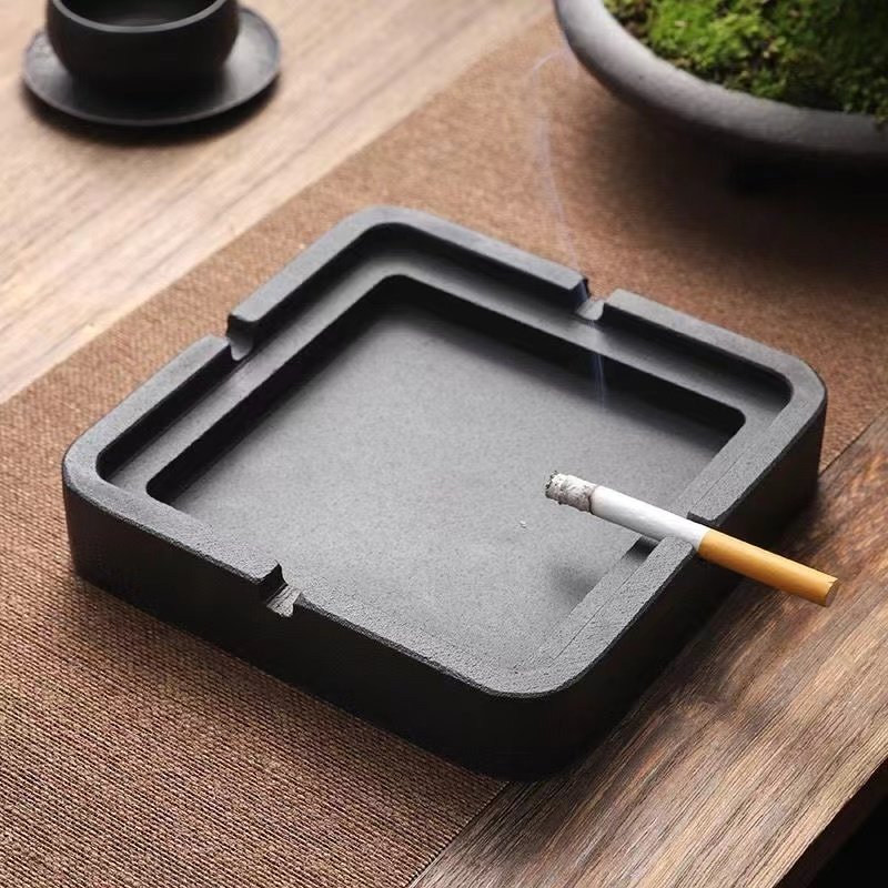 烟灰缸家用ins水泥工业风现代潮流简约个性创意酒吧客厅大号摆件