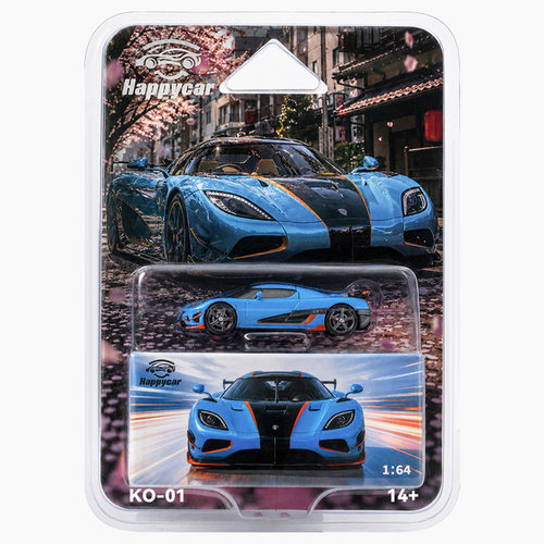 【境界现货】HappyCar HC 1:64 柯尼塞格agera rs 合金汽车模型
