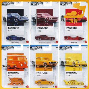 【境界现货】风火轮 高级普卡 PANTONE系列 保时捷福特大众 JKY14