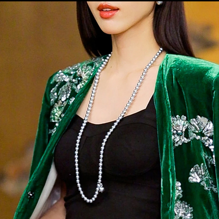 寻她贝珠圆珠女新中式项链
