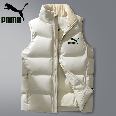 正品羽绒马甲男秋冬季新款潮牌保暖白鸭绒坎肩立领马夹冬装外套女