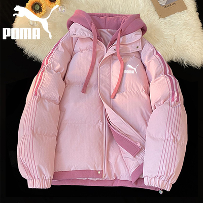 羽绒棉服女冬季2025新款小个子连帽保暖冬装面包服袄子棉衣外套男