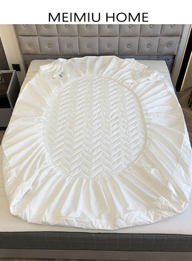 高端舒适抗菌防螨DACRON纤维保护垫夹棉床笠床褥保洁床垫1.5/1.8m