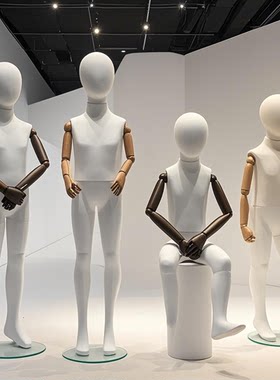 童装橱窗模特全身小孩展示架