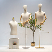 潮牌服装 模特人偶架子 店男模特橱窗展示架道具男半身人台全身西装