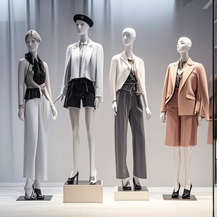 模特道具女全身人体假人台仿真模型橱窗婚纱女装内衣服装店展示架