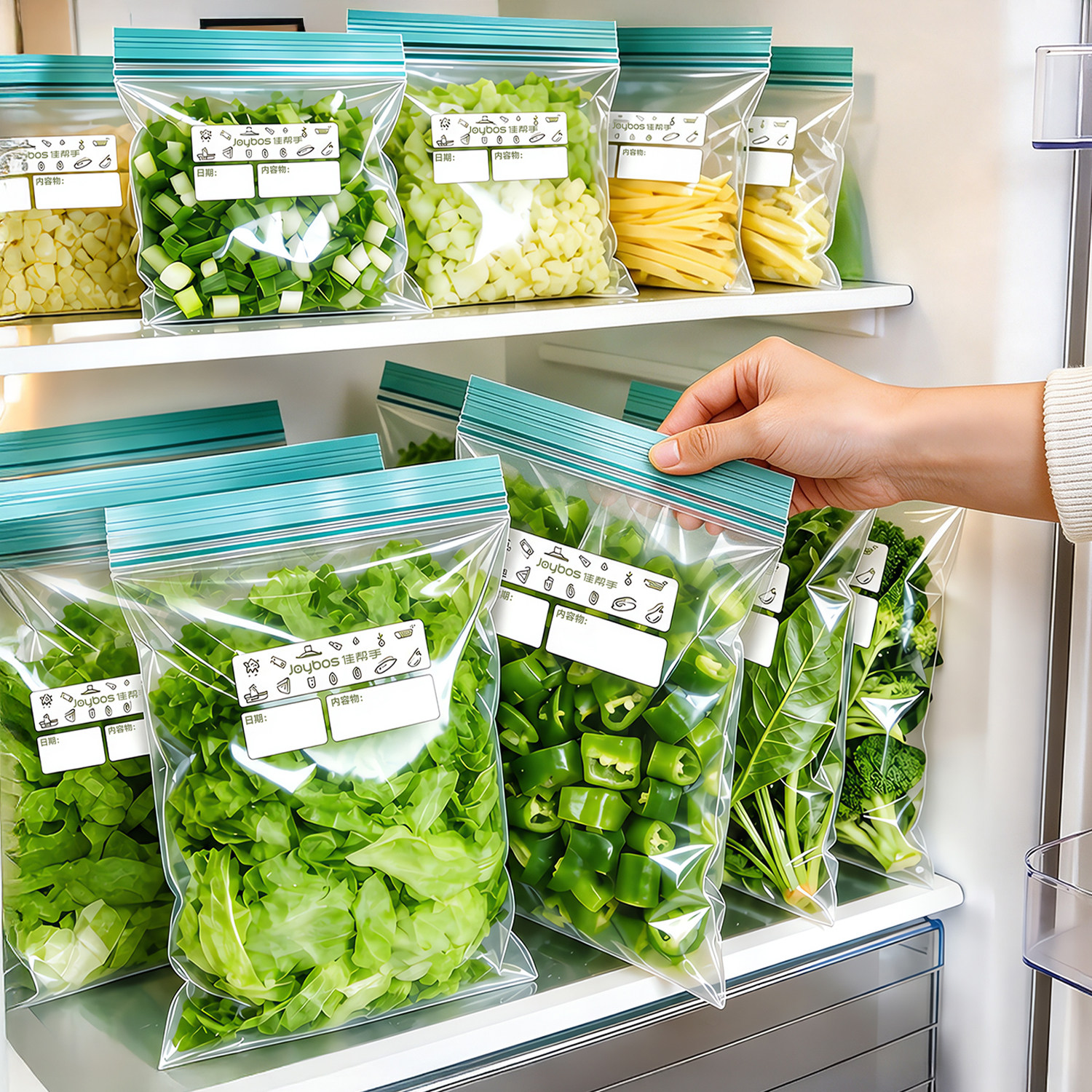 【双筋密封】食品级特厚保鲜袋图片