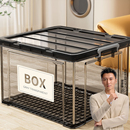 佳帮手 大容量透明收纳箱家用塑料盒子玩具后备箱收纳盒 顺手买