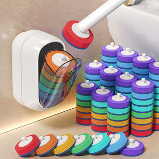 佳帮手囤货装马桶刷一次性壁挂家用无死角新款卫生间厕所清洁刷子