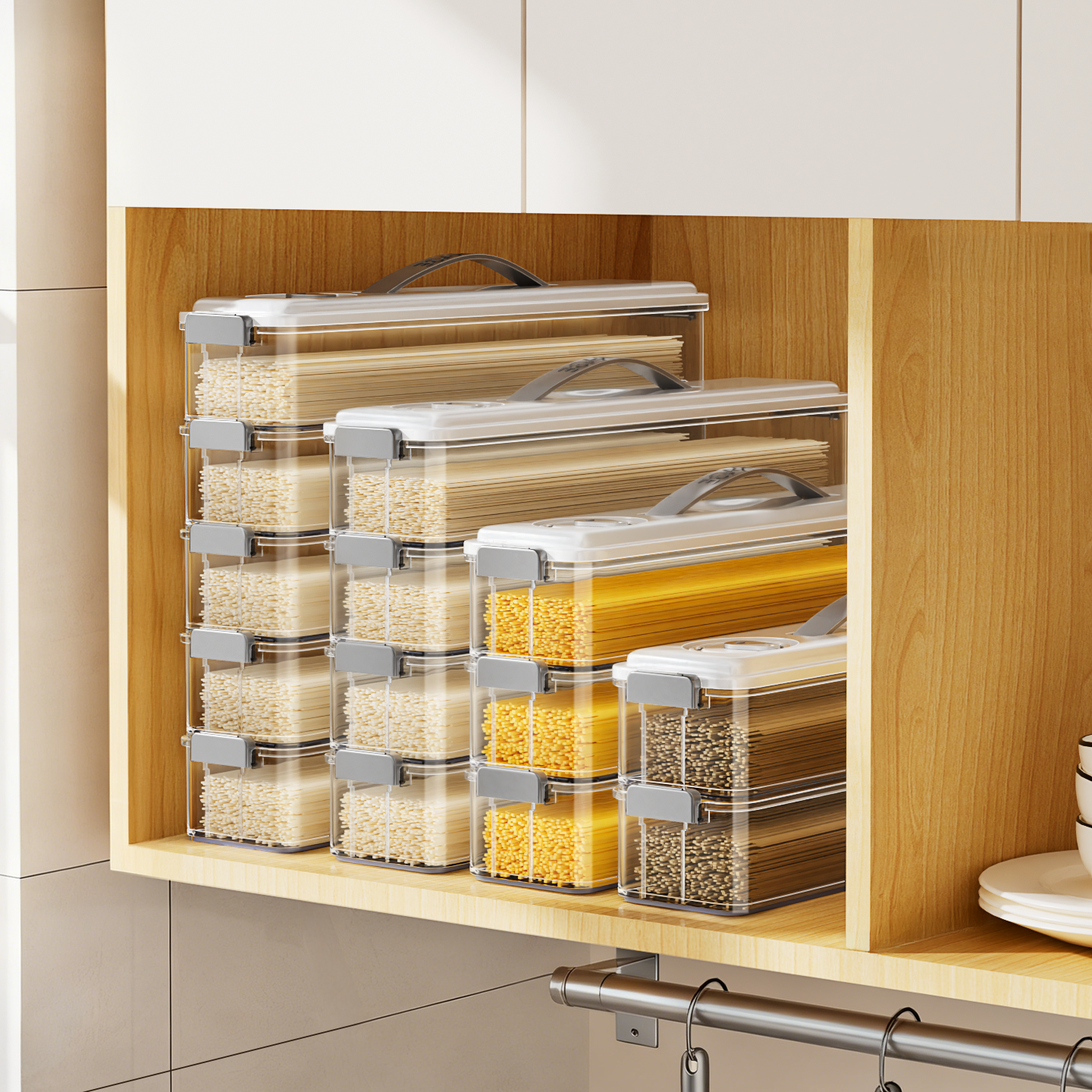 【防尘防虫】面条收纳盒