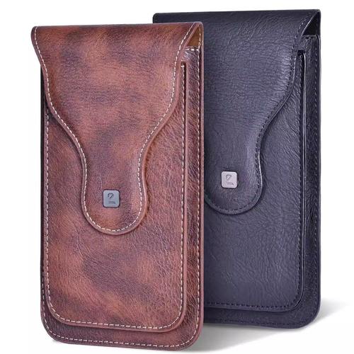 适用华为X7/X6/X5苹果1716S26S25双层包男套穿皮带挂腰包