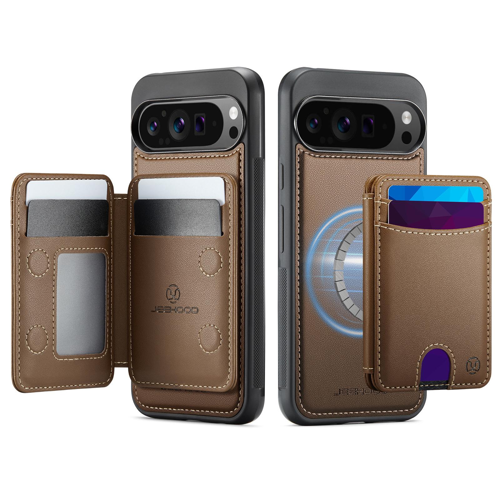 适用pixel10插卡壳pixel9/9Pro/9ProXL磁吸支架保护套pixel10Pro无线充电卡包谷歌10XL二合一组合皮夹男