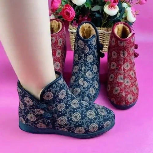 老北京布鞋棉鞋冬季雪地靴